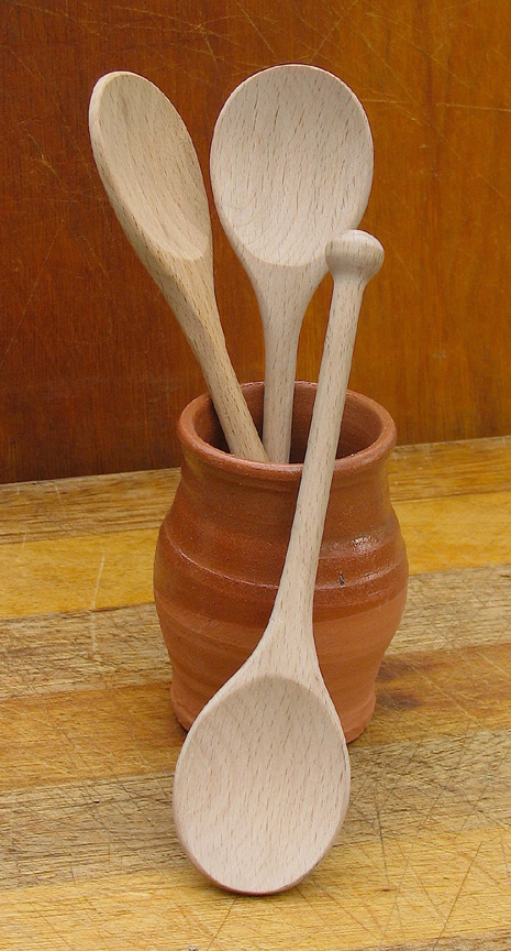 Spoon, Wood - Click Image to Close